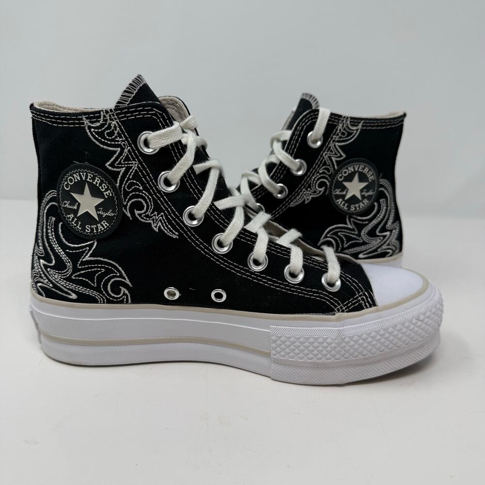 Converse Chuck Taylor All Star Lift Platform High Top Sneakers Women's 5 Black
